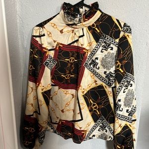 Horsebit Inspired Blouse